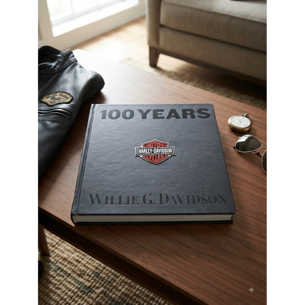 100 Years of Harley Davidson Book Willie G Davidson 2002 Hardcover First Edition